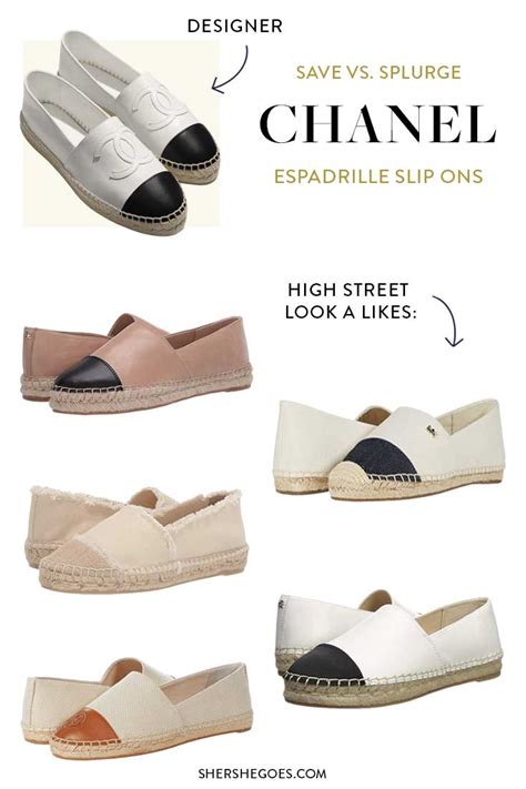 chanel espadrilles dupe uk